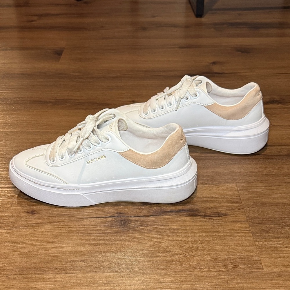 Women's SKECHERS Cordova Classic - Best Behavior sneakers. White/Blush Sz 8.5 - Picture 5 of 9